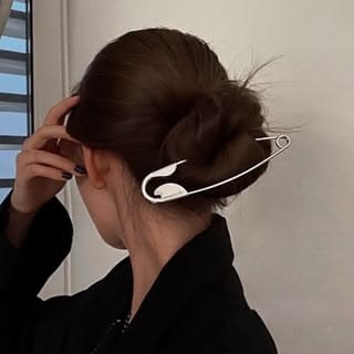 Safety Pin Hair Clip