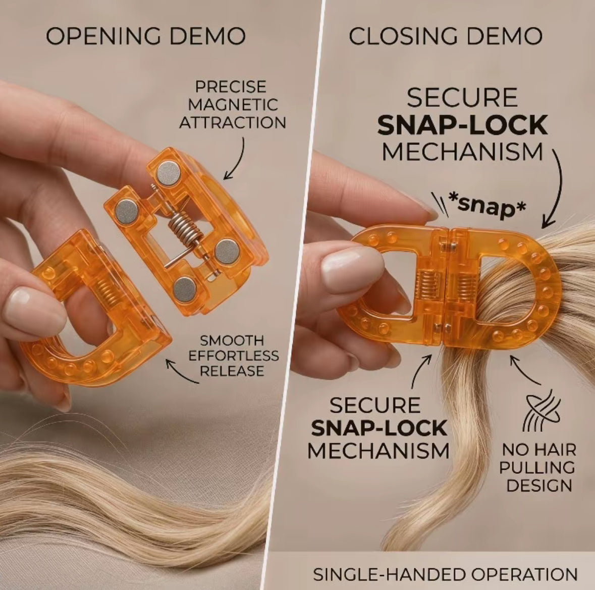Magentic Hair Clip