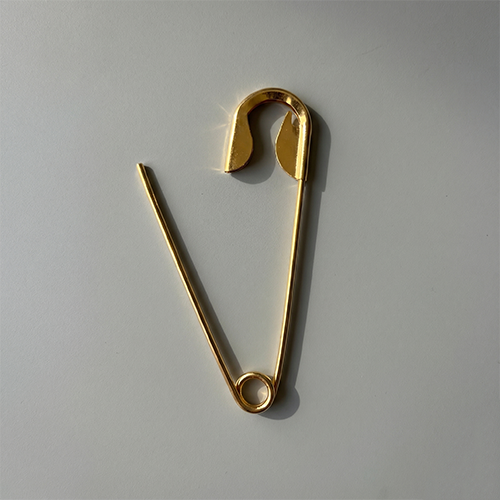 Safety Pin Hair Clip