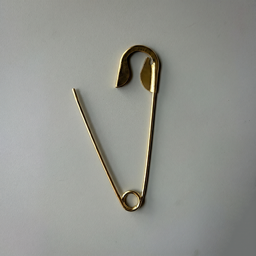 Safety Pin Hair Clip